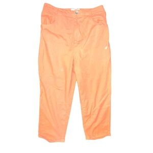 Urban Outfitters Cropped Linen Blend Pants High Waisted Size 10